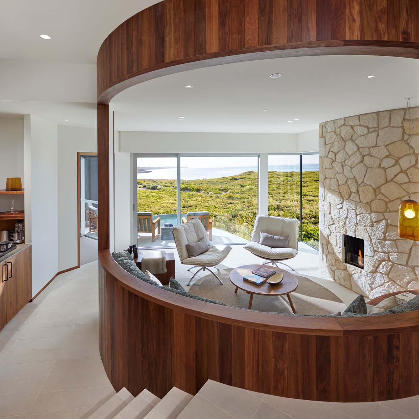 Lounge and terrace Right